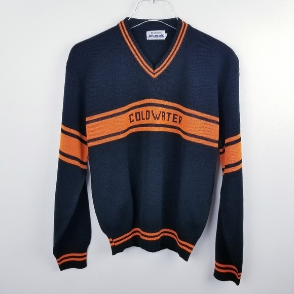 Vintage Coldwater V-Neck Sweater by Brandon - Picture 1 of 7